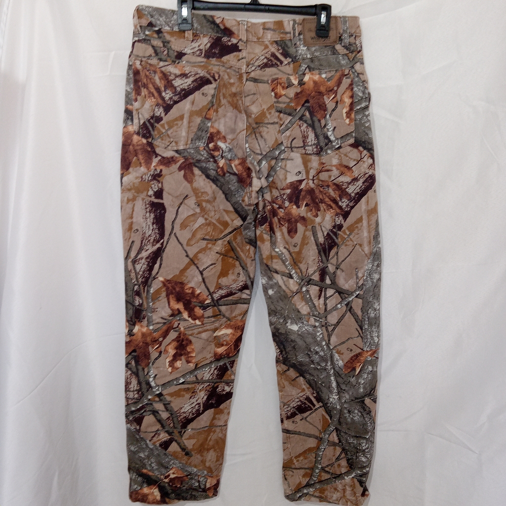 Wrangler Mossy Oak Fusion 3D Camo Jeans Mens 34x30 Double Knee Hunting 97GR1FS - Picture 4 of 11